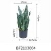 Nuevo bonsái de orquídea piel de tigre artificial decoración de planta verde artificial artificial bonsái cuidado sencillo planta verde sin preocupaciones venta al por mayor