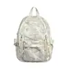 Mochila de Urso Estilo College Grande Capacidade Bolsa Escolar de Alta Qualidade Ensino Fundamental Feminina Simples Estudante Universitário Casal Mochila Fofa