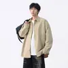 Nasa Estilo Japonés Retro Ropa de Trabajo Camisa de Manga Larga para Hombre Primavera y Otoño 2025 Nueva Tendencia Holgada Casual Camisa Chaqueta
