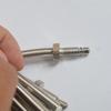 HH termopar de alta temperatura sonda de tornillo tipo K fibra de vidrio multifilar terminal crimpado funda protectora de resorte