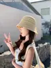 Sombrero de Pescador Transpirable de Punto Hueco Colorido Estilo Coreano para Mujer, Sombrero de Cubo con Visera para el Sol al Aire Libre en Verano Que Hace que la Cara Parezca Más Pequeña