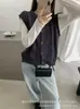 Colete de tricô trançado com gola redonda para mulheres, novo colete sem mangas para primavera e outono, versátil para usar em camadas, blusa cardigã de malha para usar por cima