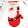 Nuevos guantes de horno microondas para Navidad transfronterizos, manteles individuales, suministros de decoración navideña para el hogar, tapete de mesa, tapete aislante