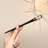 Horquilla de Jade Estilo Antiguo, Nueva Horquilla Simple y de Alta Gama Estilo Chino, Accesorio para el Cabello Diario para Niñas con Qipao