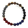 Pulseras de Cuentas de Estilo Personalidad de Moda Transfronterizas, Pulseras de Piedra Unisex, Cristal, Madera, Pulseras de Lapislázuli, Ojo de Tigre de Piedra con Cuentas