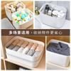 Caja de Almacenamiento de Escritorio Engrosada de Plástico Japonés para Baño Cocina con Tapa Caja de Almacenamiento para Cosméticos y Misceláneos