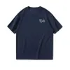 Camiseta de seda de leche de verano divertida y graciosa con estampado de gato primitivista y perro primitivista, de manga corta, corte holgado, para hombres y mujeres, top de pareja