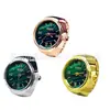 Relojes al por mayor, Relojes de anillo, Nuevos mini relojes verdes, Relojes de anillo creativos, Relojes de nicho, Relojes de dedo
