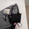 Bolso de Mano para Viajes de Primavera 2026 para Mujer, Bolso Cubo Casual de Moda, Bolso Cruzado de Hombro Único Simple y Elegante