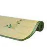 Fabricante de Esteiras de Palha Tradicionais, Esteiras de Rattan Domésticas, Esteiras de Bambu Dobráveis, Esteiras de Palha de 1,95m para Dormitórios Estudantis Atacado