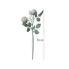 Flor Artificial Rosa Flor Falsa Flor Seca Decoración Sala de Estar Mesa de Comedor Mesa de Café Floricultura Decoración Decoración de Lujo Ligero para Comercio Exterior