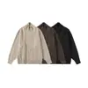 Yidao Vintage Otoño 2026 Nueva Colección: Suéter Cárdigan con Cremallera de Punto Trenzado Patrón Espiga, Ropa de Punto Estilo Retro Old Money para Hombres y Mujeres