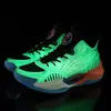 Zapatillas de Baloncesto Antideslizantes KT7 de Nitrógeno para Hombres Niños Adolescentes Profesionales Prácticas Ligeras Transpirables Zapatillas Deportivas para Mujeres Luminosas