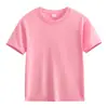 Camisetas para Niños al por Mayor en Colores Caramelo, 180g 200g Manga Corta Uniformes Escolares, Preescolar Lisas para Pintar Publicidad Camisetas Culturales