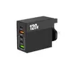 Carregador de Cabeça Novo 120W Transfronteiriço Europeu, Americano e Britânico Qc Carregador Rápido Pd Carregador Super Rápido Protocolo Completo para Celular