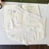 "Qingshui Furong" Ropa Interior de Gasa Fina y Ligera de Algodón Puro para Niñas Cómoda Transpirable Algodón Puro Entrepierna Extendida Calzones de Algodón Puro
