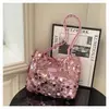 Bolso de Hombro para Mujer de Lentejuelas Grandes Moderno y Elegante 2025 Nuevo Casual de Gran Capacidad Diseño Moderno Bolso de Hombro para Axila