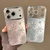 Funda para Teléfono Móvil Invierno Copo de Nieve Brillo Manzana 18Promax Película para Lente 17 Iphone16 Adecuado para 13 Hermoso 11 Duro