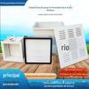 Conjunto de Quatro Peças de Saída de Suprimento de Ar com Filtro Difusor de Suprimento de Ar com Veneziana de Pressão Positiva Tanque de Líquido Oficina Livre de Poeira Filtro Sala Limpa