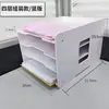Estante de Archivos para Escritorio Papel A4 Suministros de Oficina Estante para Almacenamiento de Documentos Financieros Bandeja de Cartas Multicapa Organizador de Archivos Estante Vertical para Documentos