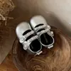 Zapatos Mary Jane para Niñas Bebés y Niñas Pequeñas, Nuevos Zapatos de Princesa con Lazo para Primavera y Otoño, Zapatos Individuales para Niños con Suela Suave, Zapatos Pequeños de Cuero para Niñas