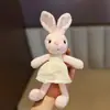 Chaveiro de Boneca Coelho Companheiro de Presente Criativo Macio e Fofo Pingente de Carro Adorno de Bolsa Lembrança Atacado