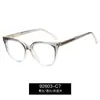 92603 Nuevos Armazones de Gafas Negros Europeos y Americanos para Mujer Se Pueden Equipar con Grado de Miopía Transfronterizo Anti-Luz Azul Fábrica de Gafas Venta al por Mayor