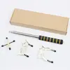 Palo de Soporte para Taco de Billar Telescópico Cabeza de Puente de Acero Inoxidable Desmontable Accesorio de Soporte para Palo de Piscina Ajustable