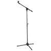 Soporte de Micrófono de Pie Ajustable para Grabación en Vivo Karaoke al Aire Libre Soporte de Trípode Accesorios de Aleación de Aluminio
