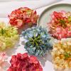 Cabeza de flor artificial encriptación cabeza de flor de hortensia grande flor decoración salón de bodas flor arreglo floral para el hogar flor decoración pared de flores de boda