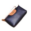 Nova Bolsa de Mão para Celular em Couro Macio de Primeira Camada, Carteira Longa com Armazenamento de Grande Capacidade, Bolsa de Armazenamento Universal para Homens e Mulheres