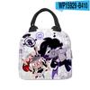 Saco de isolamento portátil de pelúcia para biscoitos de leite 3D Beast Cookie Shadow, bolsa para geladeira, bolsa de almoço de papel alumínio