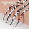 Cadarços Planos Estampa de Leopardo para Tênis Air Force 1, Tênis de Lona Multi-Coloridos de Cano Alto e Baixo, Corda de Cadarço Impressa em Ambos os Lados