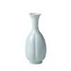 Vaso Cerâmico Chinês Retrô Imitando Garrafa de Melão Azul e Branco da Dinastia Song de Alto Padrão para Sala de Chá Zen Arranjo de Flores Hidropônicas Vasos Ornamentos