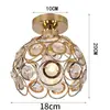 Zhongshan Lámparas de Techo Dormitorio Cristal Vestíbulo Entrada Luz Interior Balcón Comedor Pasillo Estilo Vintage
