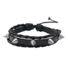 Pulsera de Cadena Estilo Punk Multicapa Nueva Europea y Americana para Hombre Fresca y Atractiva Pulsera de Remaches para Motocicleta Correa de Muñeca Accesorios Transfronterizos
