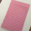 Bestseller transfronterizo: Notas adhesivas de colores N-time, grandes, rayadas, para tomar notas y mensajes, adhesión fuerte, papel de memo multifuncional
