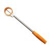 Recogedor de pelotas de golf con hebilla de bloqueo, cabezal de resorte, varilla de antena de 8 secciones, recogedor de pelotas telescópico de acero inoxidable, 6 colores