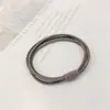 Corda de cabeça com três camadas de nós geométricos de alta elasticidade estilo japonês e coreano, elástico base básico, faixa de cabelo, corda de cabelo versátil, acessórios de cabelo para mulheres
