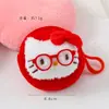 Bolsa de Monedas de Muñeca Gatito Lindo de Dibujos Animados Colgante Decorativo para Bolso de Estudiante Portátil Peluche Bolsa para Auriculares Bluetooth Venta al por Mayor