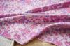 Elegante brilhante seda rosa roxo flor vestido feito à mão pano decorativo lindo casaco fio-tingido vestido drapeado tecido jacquard