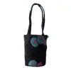 Bolso Tote Cilíndrico de Tela Mojie Accesorios para Ceremonia del Té Bolso de Mano Portátil para Exteriores Bolsa de Almacenamiento para Juego de Té Bolso de Tote de Viaje