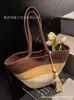 [Coleção] Bolsa de Ombro de Fio de Algodão e Corda de Algodão para Passeio de Primavera da Mamãe, Bolsa Trançada Feita à Mão, Bolsa de Imitação de Rattan, Bolsa Tote para o Dia a Dia