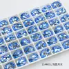 Rhinestones para Uñas Dongzhou, Rhinestones Brillantes con Forma de Fuegos Artificiales, Corte Ovalado con Base Puntiaguda, Accesorios de Bricolaje, Rhinestones de Cristal K9, Rhinestones Adhesivos Portátiles para Uñas
