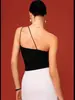 Top Feminino Alcinha Decotado Estilo Francês, Estilo Garota Picante de Verão, Barra Irregular, Estilo Puro Desejo, Design Outerwear, Tomara que Caia