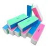 Bloco de polimento de quatro lados para arte em unhas, bloco de polimento de lixa de unha, suprimentos de beleza, bloco de tofu, lixa de unha fosca, atacado