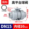 Válvula de Bola de Unión de Plataforma Alta Rongsheng Cpvc Caucho de Flúor EPDM Unión de Válvula Válvula de Unión Interruptor de Tubería de Agua Química