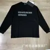 Erd Americano Melancólico Rico Segunda Generación Holgado Casual Versátil Diseño de Nicho Camiseta Base Otoño e Invierno Camiseta Transfronterizo