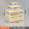 Mingchuang Cosméticos Maquillaje Mesa de Exhibición de Agua Corriente Nakajima Mesa de Exhibición Papelería para Madres e Infantes Tienda de Mascotas Estante de Doble Cara