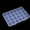 Caja de plástico con compartimentos al por mayor juego de cajas caja para señuelos caja de almacenamiento caja de doble capa para señuelos artificiales caja para accesorios de camarón de madera lentejuelas